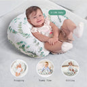 Green Leaves Oversized Nursing Support Pillow