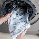 Green Leaves Oversized Nursing Support Pillow