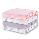 Purple Butterfly Luxury Muslin Swaddle Wrap
