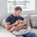 Gold Butterfly Wrap-Around Nursing Pillow
