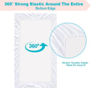 Waterproof Zippered Wrap-around Crib Mattress Protector 1 Pack