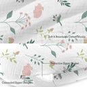 Pink Bunny Oversized Nursing Pillow in Muslin Cotton