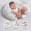 Pink Bunny Oversized Nursing Pillow in Muslin Cotton