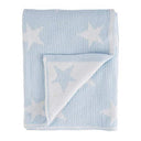 Blue Soft and Fuzzy Chenille Blanket