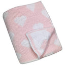 Pink Gentle Touch Chenille Throw Blanket