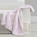 Pink Gentle Touch Chenille Throw Blanket