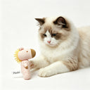 Plushii Soft Plush Pet Rattle, Cute Animal Sensory Squeeze Toy for Dogs and Cats