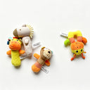 Plushii Baby Rattle Sticks, Soft Animal Hand Grip Shaker Toys, Ox
