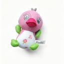 Plushii Breathable Mesh Pink Bird Plush Toy, Soft Sensory Duckling Buddy for Newborns