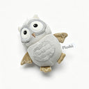 Plushii Breathable Mesh Owl Plush Toy, Soft Sensory Woodland Buddy for Newborns