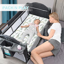 Bear and Leaves Mini Crib Mattress Sheet
