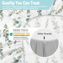 Bear and Leaves Mini Crib Mattress Sheet