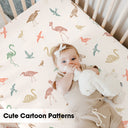 Birds and Forest Baby Portable Playpen Sheet