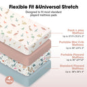 Birds and Forest Baby Portable Playpen Sheet