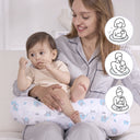 Blue Elephant Extra Large Nursing Pillow