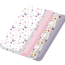 Butterfly and Flower Snug Fit Playpen Sheet
