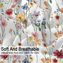Butterfly and Flower Snug Fit Playpen Sheet