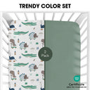 Crocdile Microfiber Crib Sheet for Baby