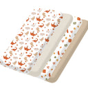 Dino Party Pack & Play Mattress Fitted Sheet