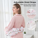 Floral Multi-functional Nursing Pillow with Arm Pillow and Waist Strap