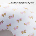 Floral and Butterfly Breathable Microfiber Nursing Pillowcase