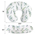 Flower and Leaves Durable Microfiber Nursing Pillow Cover