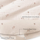 Fog Flower Breathable Muslin Cotton Nursing Pillow