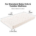 Fog Flower Pure Muslin Baby Sheet