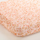 Foliage Soft Cotton Baby Fitted Sheet