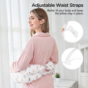 Gold Butterfly Versatile Nursing Pillow with Arm Support and Waist Strap