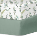 Green Leaves Baby Crib Fitted Sheets