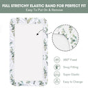 Green Leaves Baby Crib Fitted Sheets