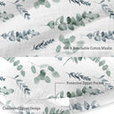 Green Leaves Muslin Cotton Breastfeeding Support Pillow