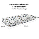 Navy Truck 100% Microfiber Fitted Crib Sheet