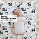 Navy Truck Breathable Pack N Play Sheets