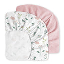 Pink Bunny Essential Muslin Crib Sheet