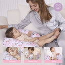 Pink Floral Supportive Microfiber Nursing Pillow