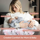 Pink Floral Supportive Microfiber Nursing Pillow