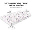 Purple Butterfly 100% Muslin Baby Crib Sheet