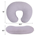 Purple Butterfly Easy On & Off Nursing Pillow Cover