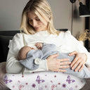 Purple Butterfly Easy On & Off Nursing Pillow Cover