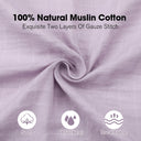 Purple Butterfly Luxury Muslin Swaddle Wrap