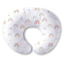 Rainbow Feeding Pillow with Microfiber Cover