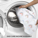 Rainbow Feeding Pillow with Microfiber Cover