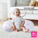 Rainbow Feeding Pillow with Microfiber Cover