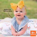 Rainbow Feeding Pillow with Microfiber Cover