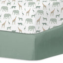 Safari Breathable Microfiber Crib Sheet