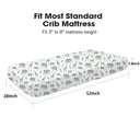 Safari Breathable Microfiber Crib Sheet