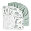 Safari Signature Muslin Cotton Crib Sheet Fitted
