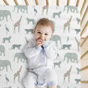 Safari Signature Muslin Cotton Crib Sheet Fitted